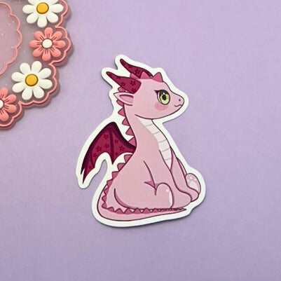Lienna the Flower Dragon Sticker