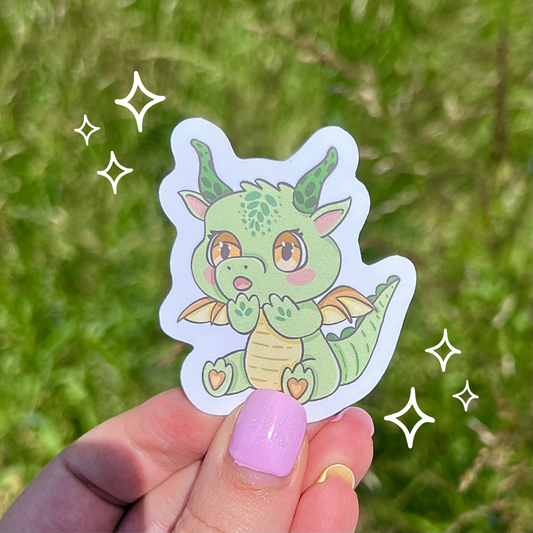 Fumi the Nature Dragon Sticker
