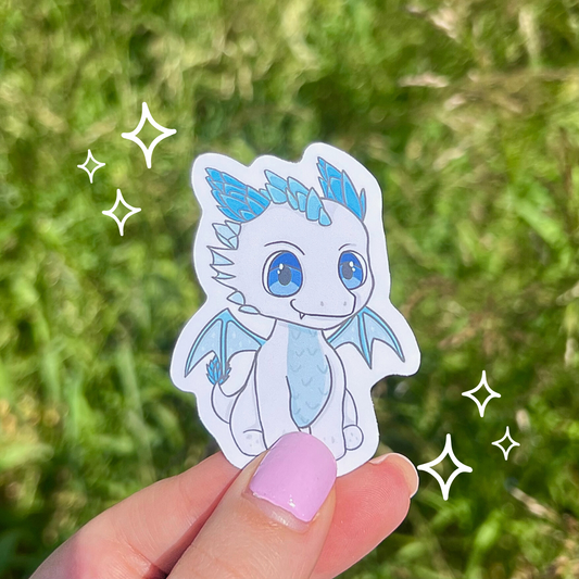 Lumi the Ice Dragon Sticker