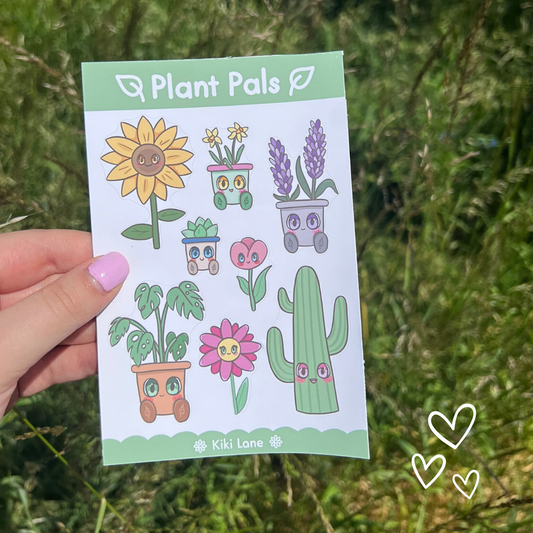 Plant pal sticker sheet