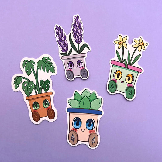 Potted Plant Pal Sticker Pack