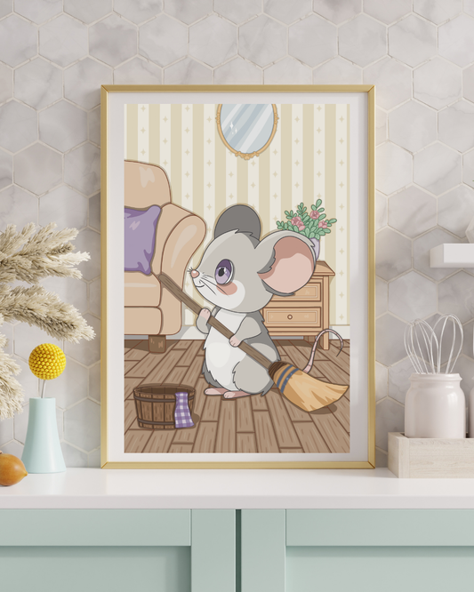 Tiny Cleaner Art Print