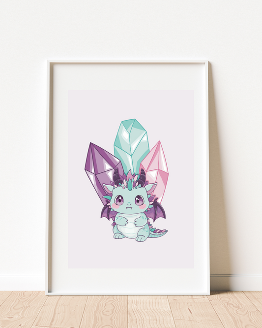 Alula the Gem Dragon Art Print