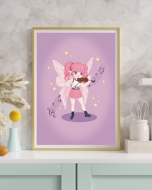 Arietta Violin Art Print