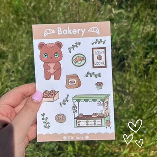 Bakery sticker sheet