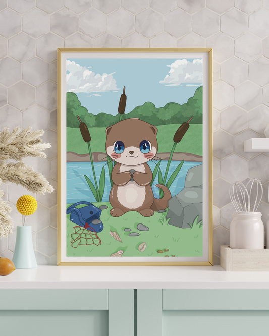 By The Water's Edge Art Print