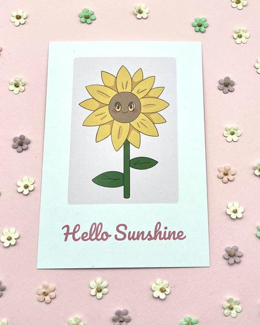 Hello Sunshine Postcard