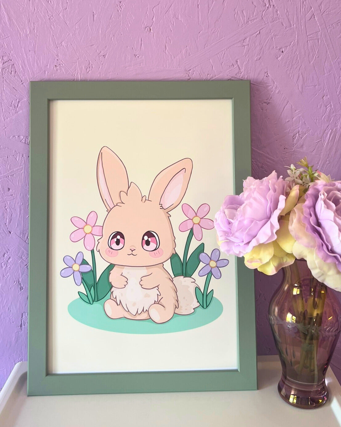 Kassia Flowers Art Print