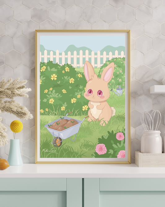 Kassia's Garden Art Print