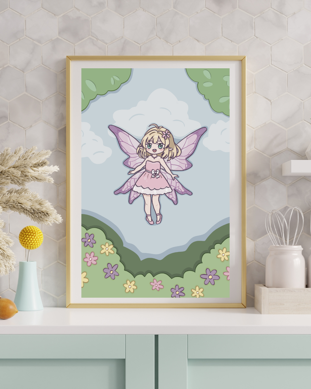 Kiki's Adventure Art Print