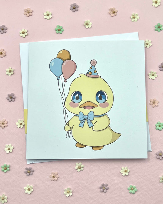 Maxwell the Duck Celebration Card
