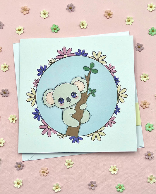 Moriko the Koala Greeting Card