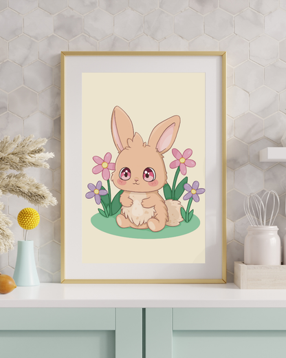 Kassia Flowers Art Print
